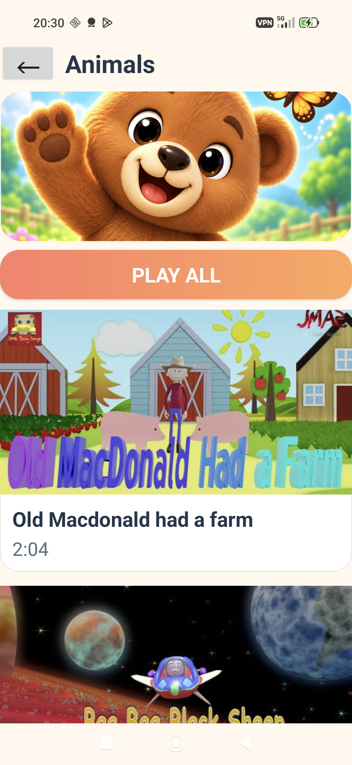 Happy Kids World — Animals