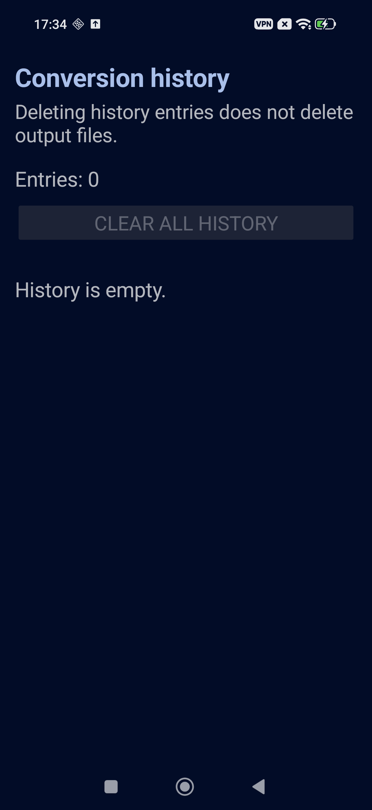 Perun Audio Converter — history